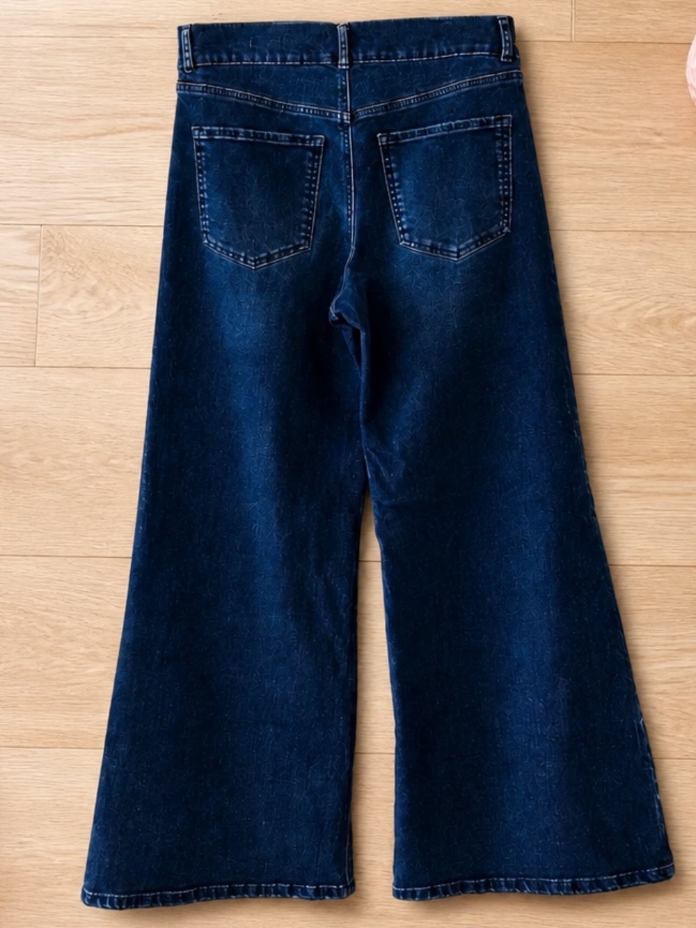 Sofia Jeans Margot Wide Leg Jeans High Rise Dark Wash 12” Rise 31.5” Inseam - Picture 2 of 5